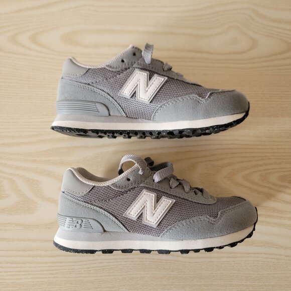 New Balance 515 PC515GRY Grey White Little Kid's Shoes Size 12.5W - Picture 2 of 6